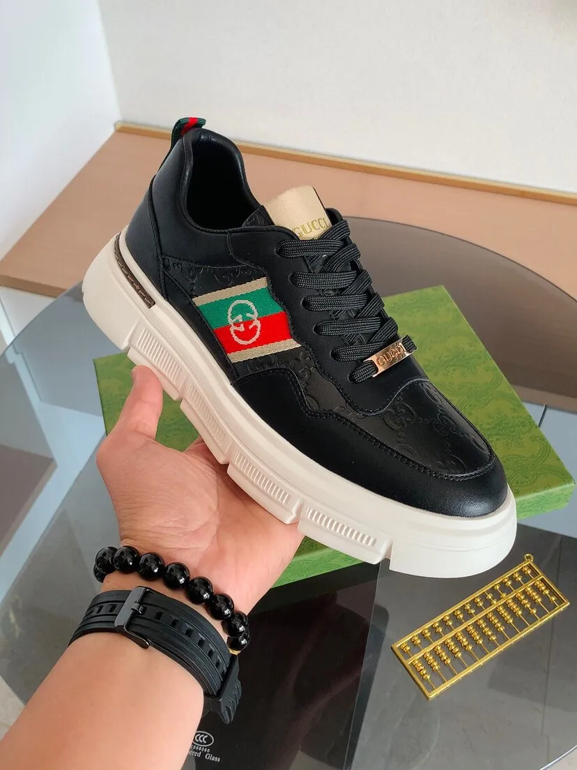 Factory price 400. The new GUCCI (Gucci) is launched at the same time, new men's shoes, 😘fabrics are selected imported cowhide, lining: sheepskin lining. 👍🏿 High-end ☄️ air-cushion molded anti-slip rubber outsole, exquisite lines, simple and elegant, comfortable and high-end for leisure travel. Code number: 38 to 44 (45 can be customized and cannot be returned or exchanged)